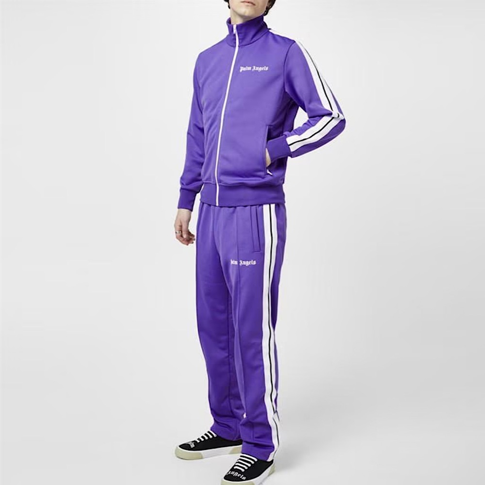 PALM ANGELS | Purple Track Suit Set